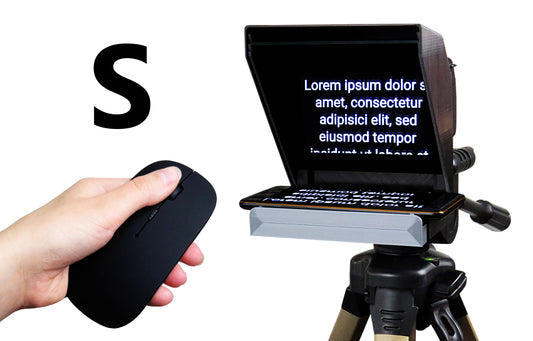 Teleprompter Black Fish S Lite für Smartphone und DSLR-Kamera | Kompakt & leicht